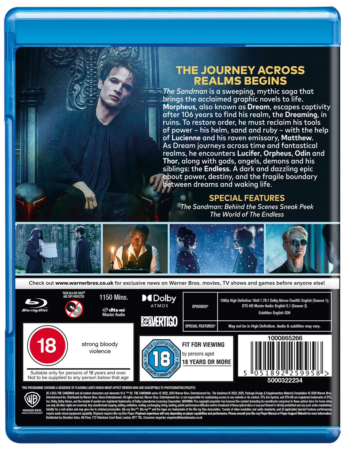SANDMAN The Complete Series BD - PRE-ORDER-19-OCTOBER-2026