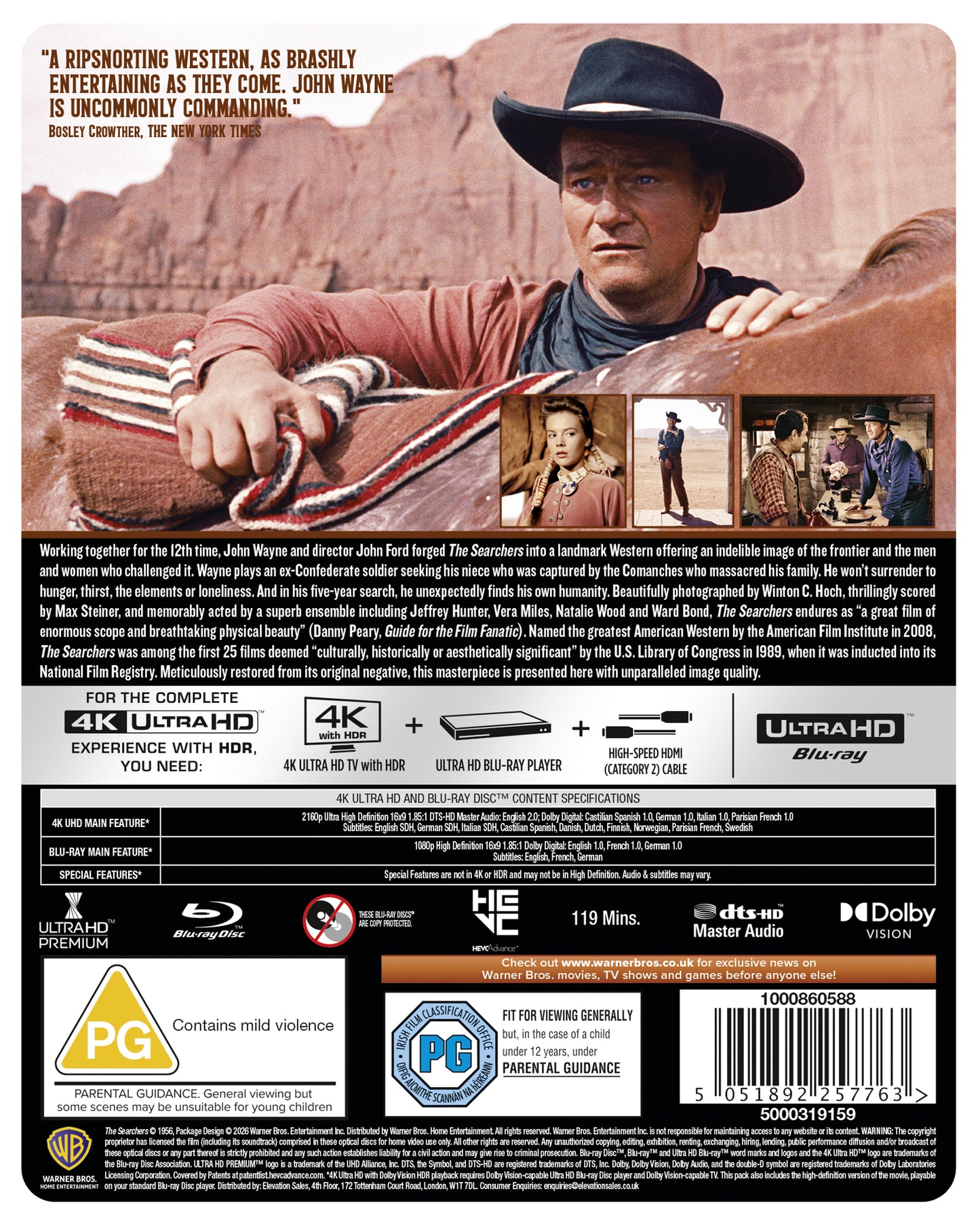 The Searchers UHD/STBK