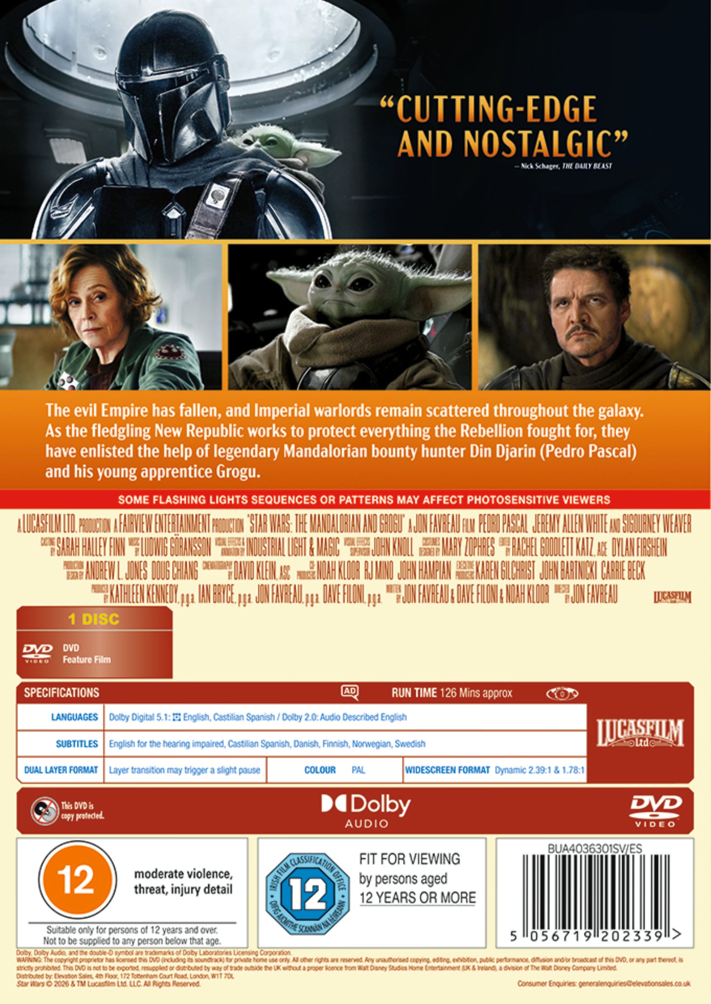 Star Wars: The Mandalorian and Grogu DVD.- PRE-ORDER-28-SEPTEMBER-2026