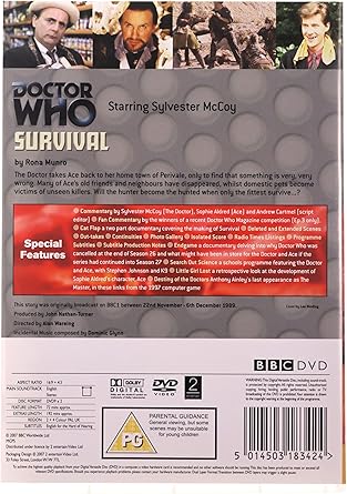 DOCTOR WHO: SURVIVAL DVD