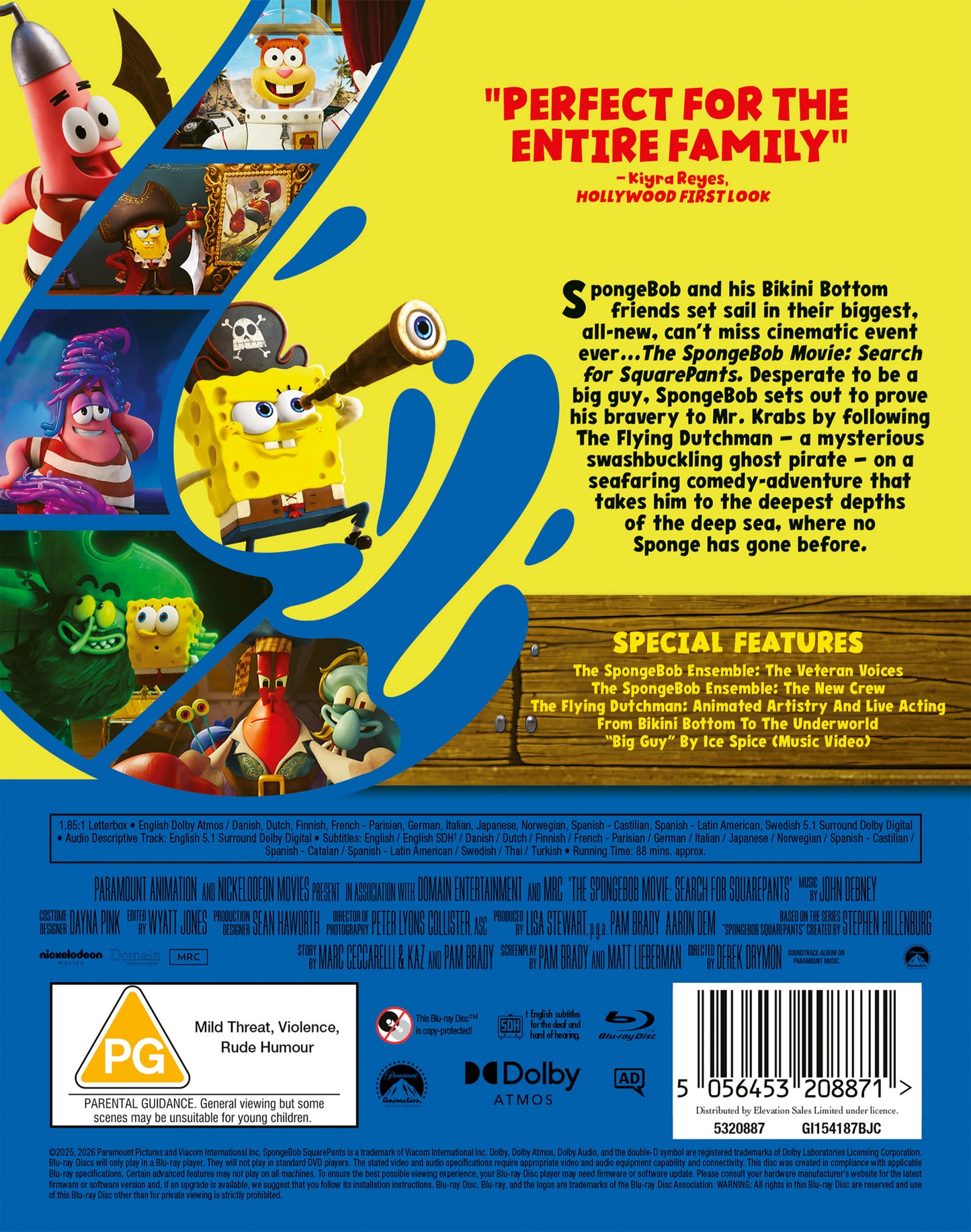 THE SPONGEBOB MOVIE: SEARCH FOR SQUAREPANTS BD