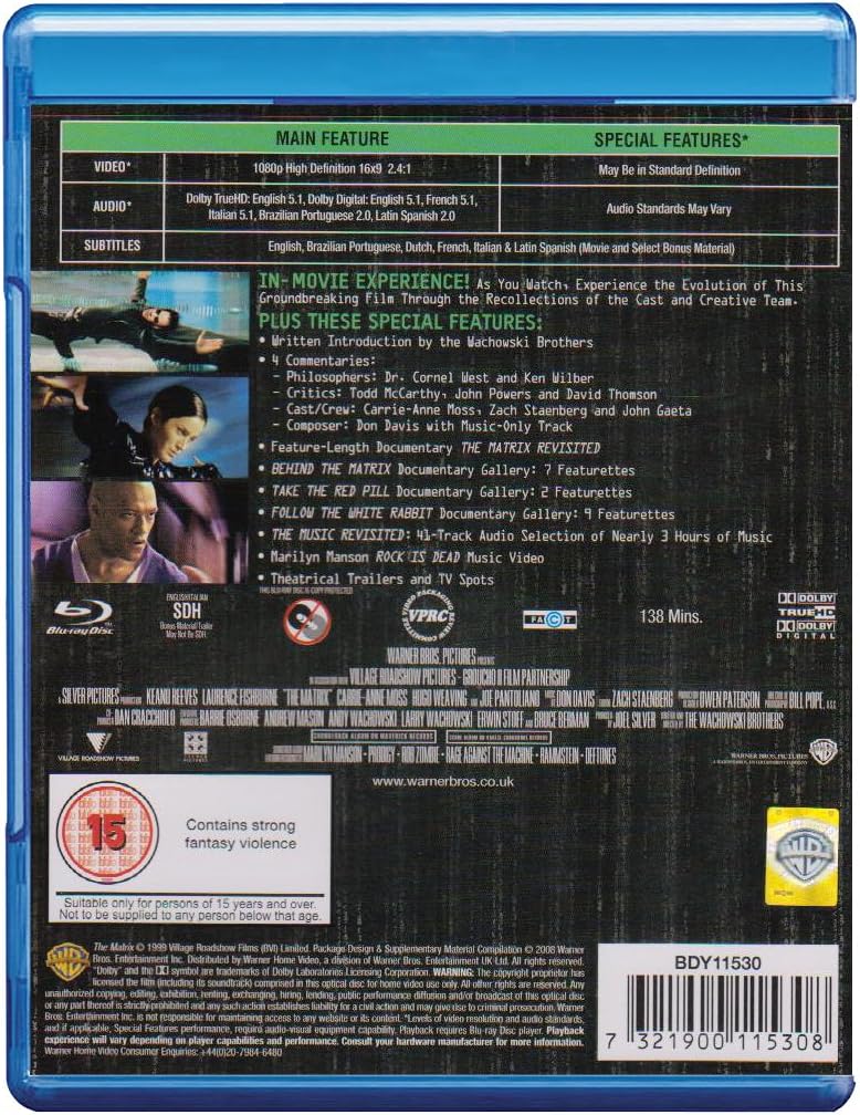 THE MATRIX BD