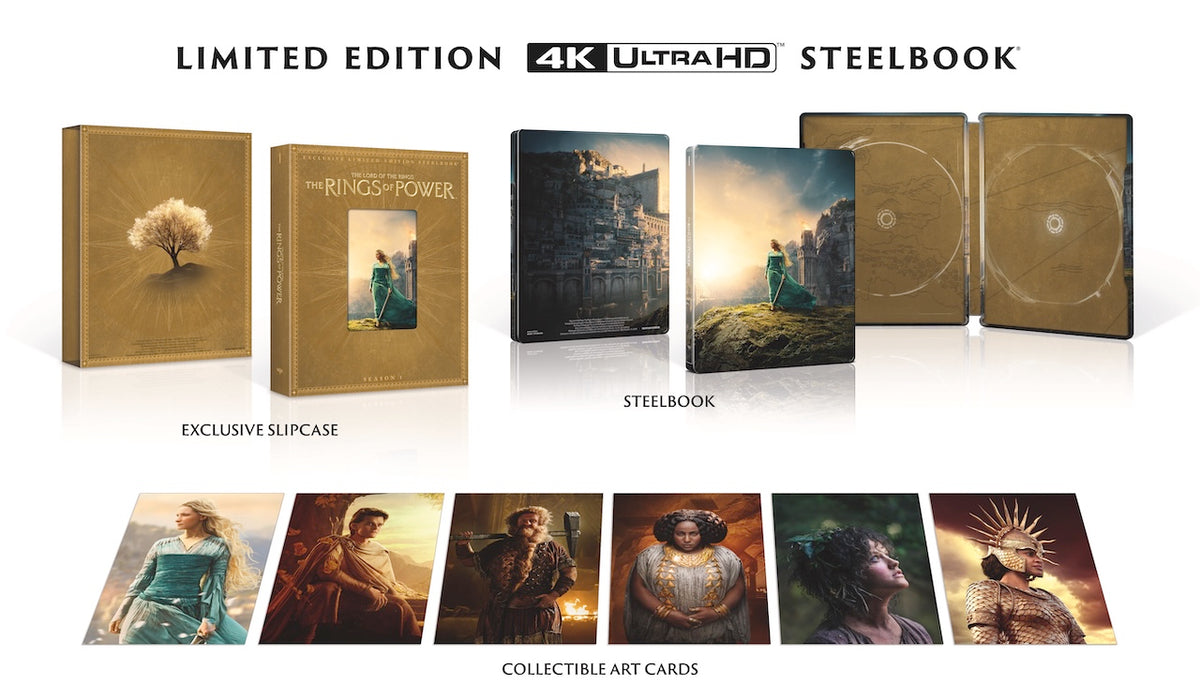 THE RINGS OF POWER: SEASON 1 4K UHD STEELBOOK - PRE-ORDER-2-NOVEMBER-2026