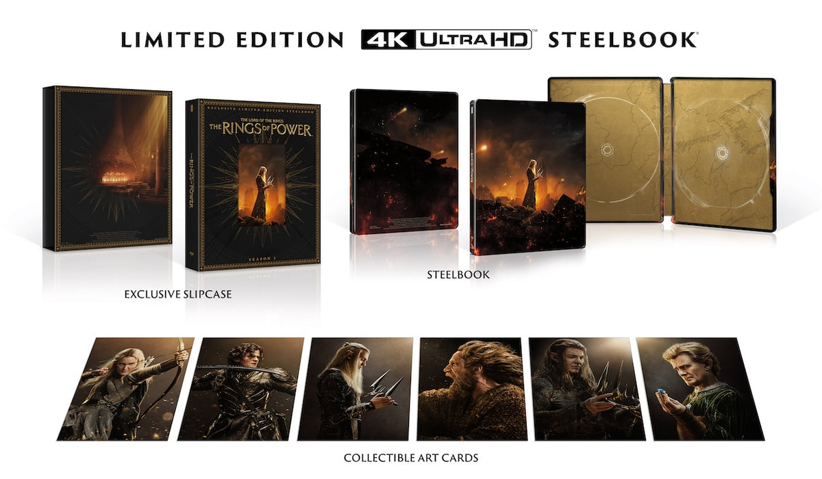 THE RINGS OF POWER: SEASON 2 4K UHD STEELBOOK - PRE-ORDER-2-NOVEMBER-2026