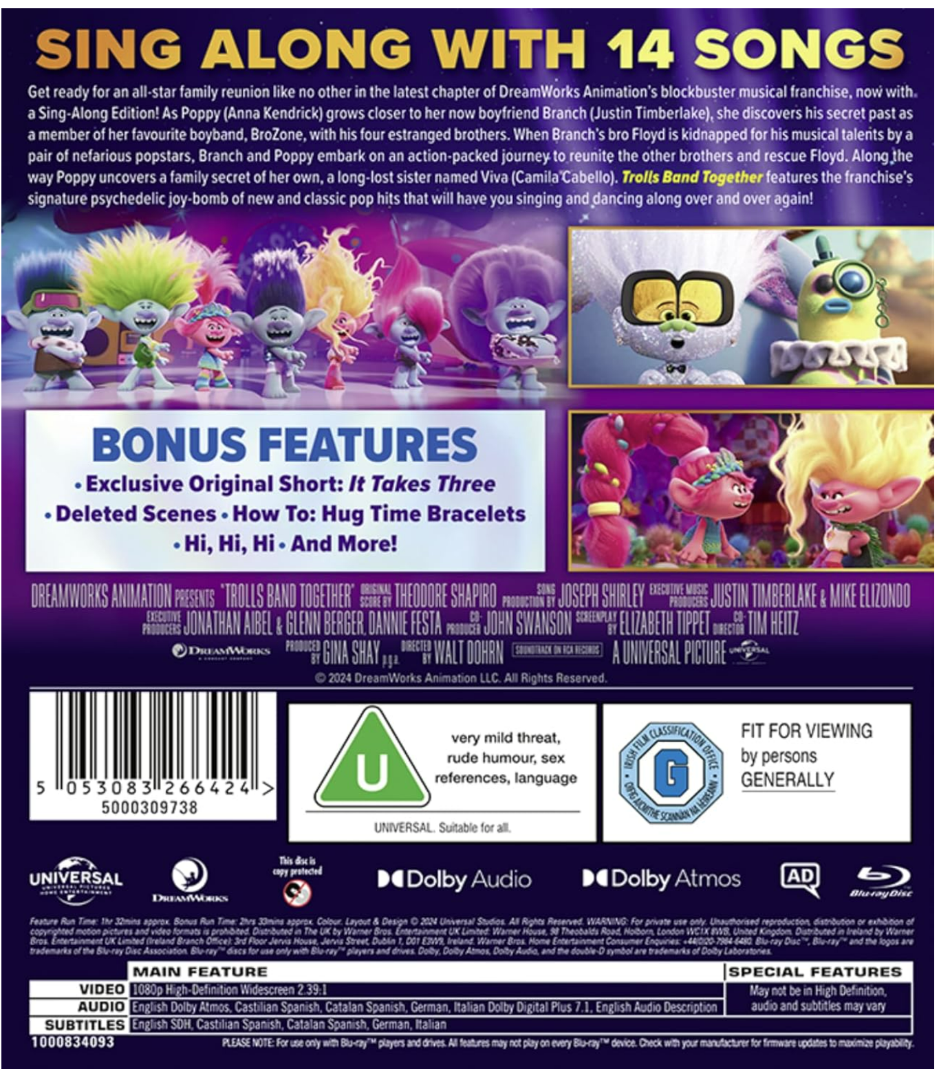 Trolls Band Together - Blu-ray