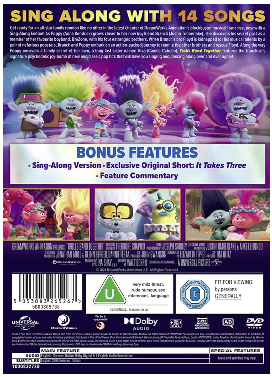 Trolls Band Together - DVD