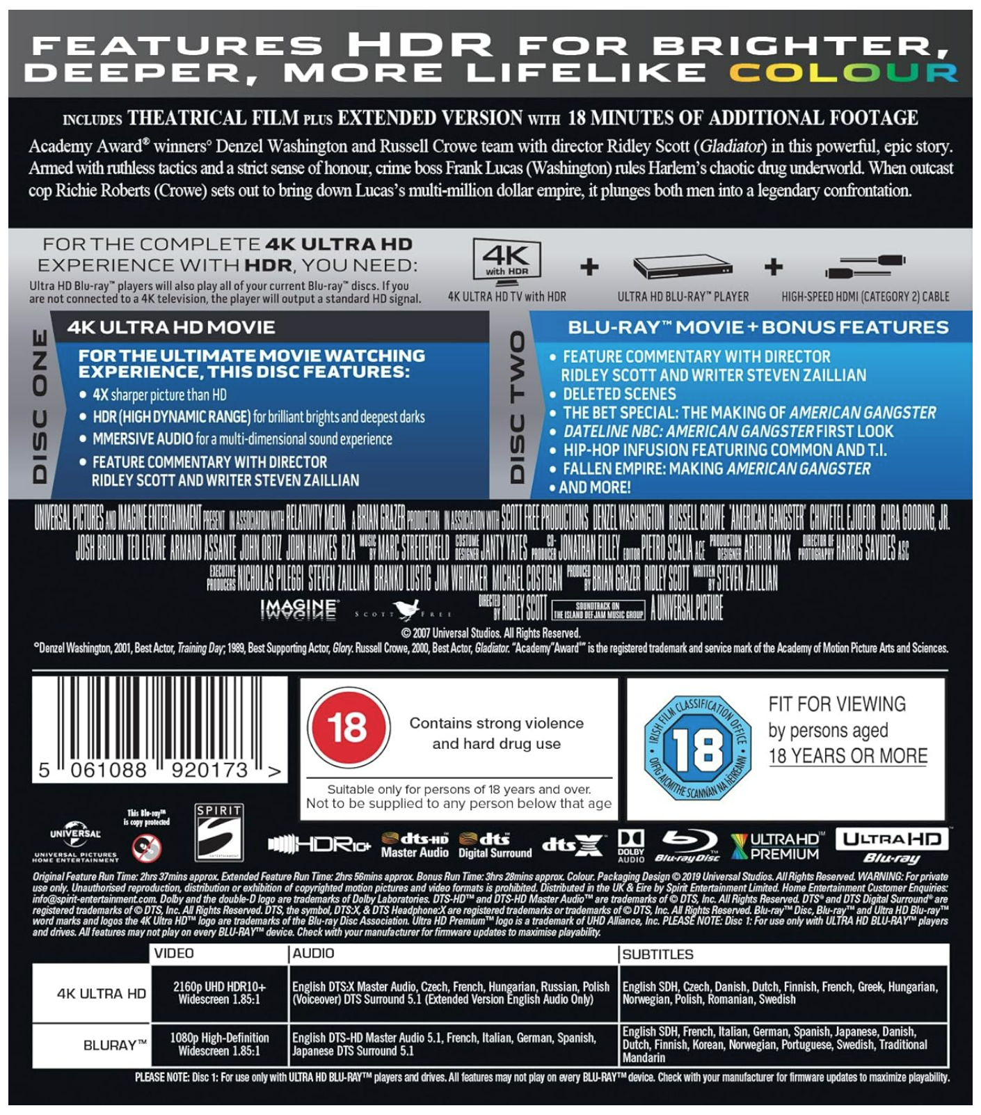 American Gangster - 4K UHD