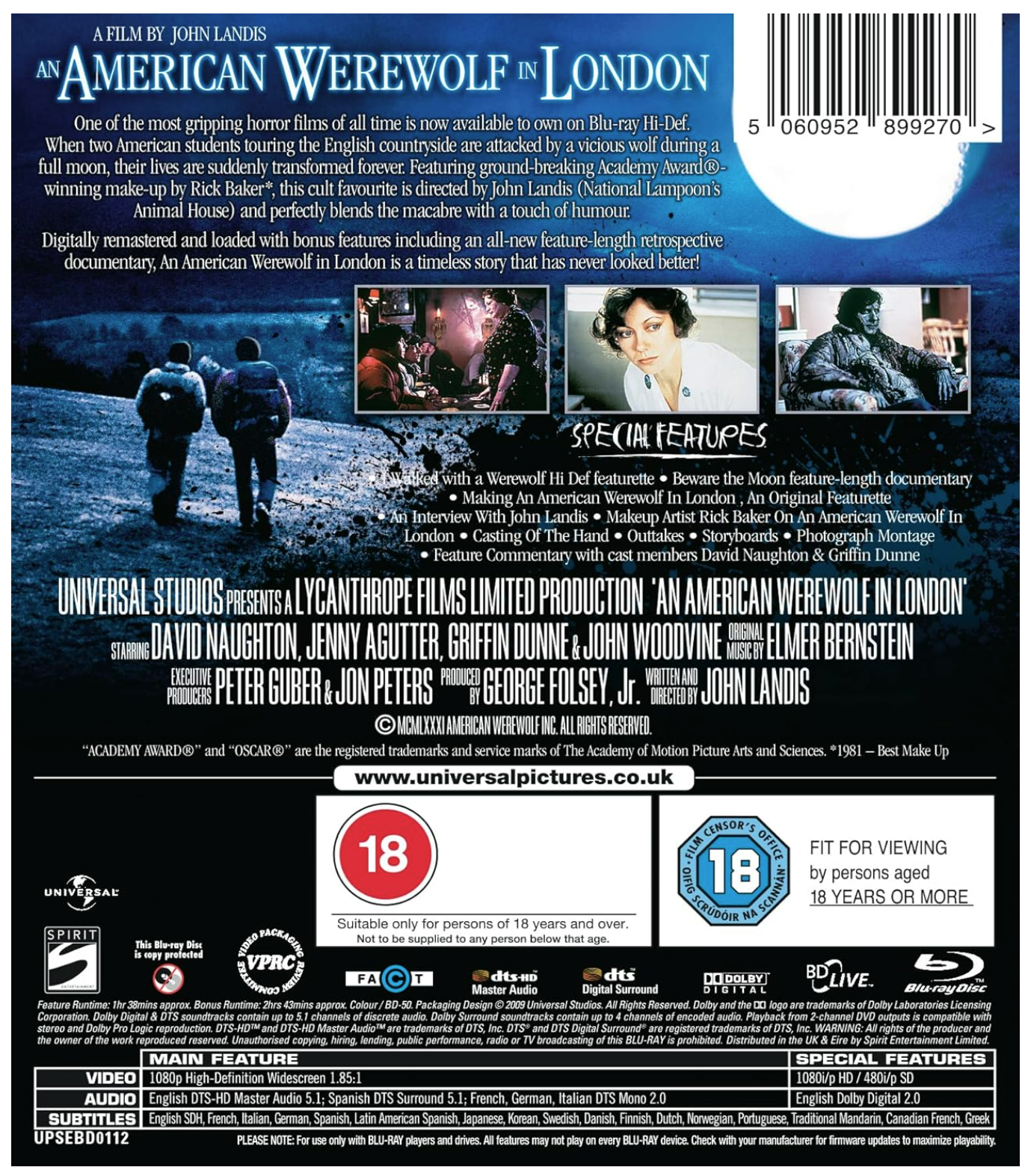 An American Werewolf in London - Blu-ray