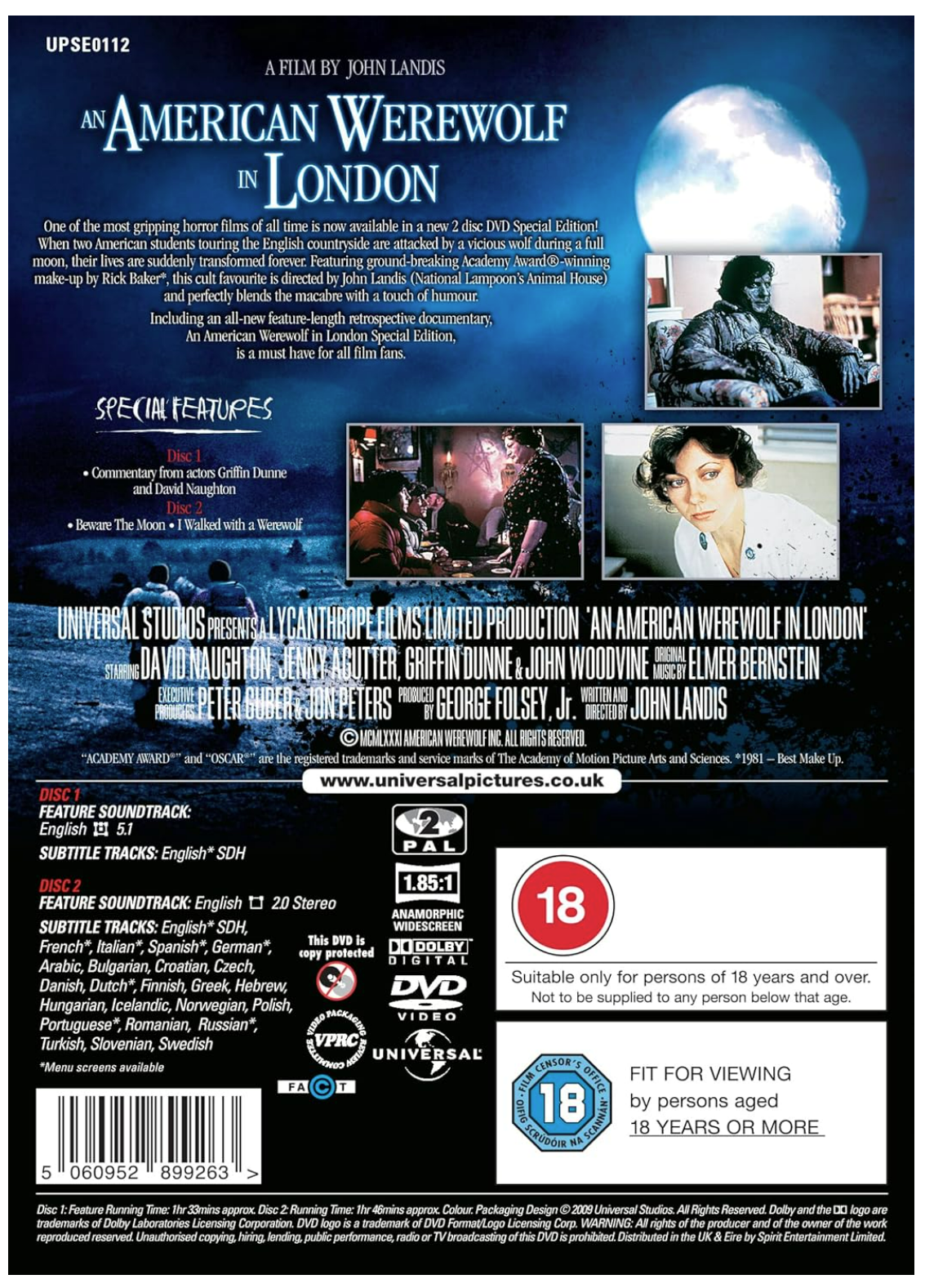 An American Werewolf in London - DVD