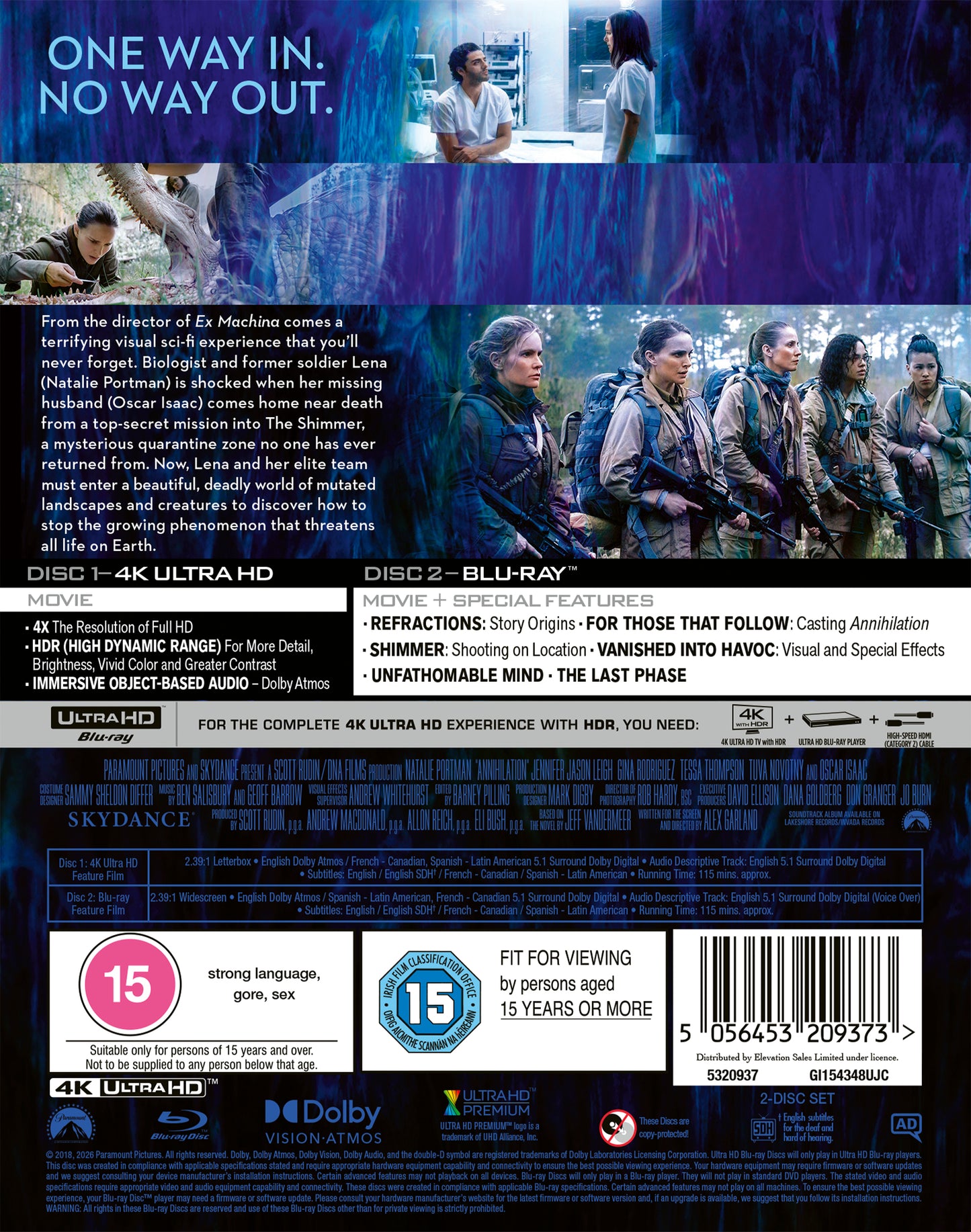Annihilation SteelBook - PRE-ORDER-12-OCTOBER-2026