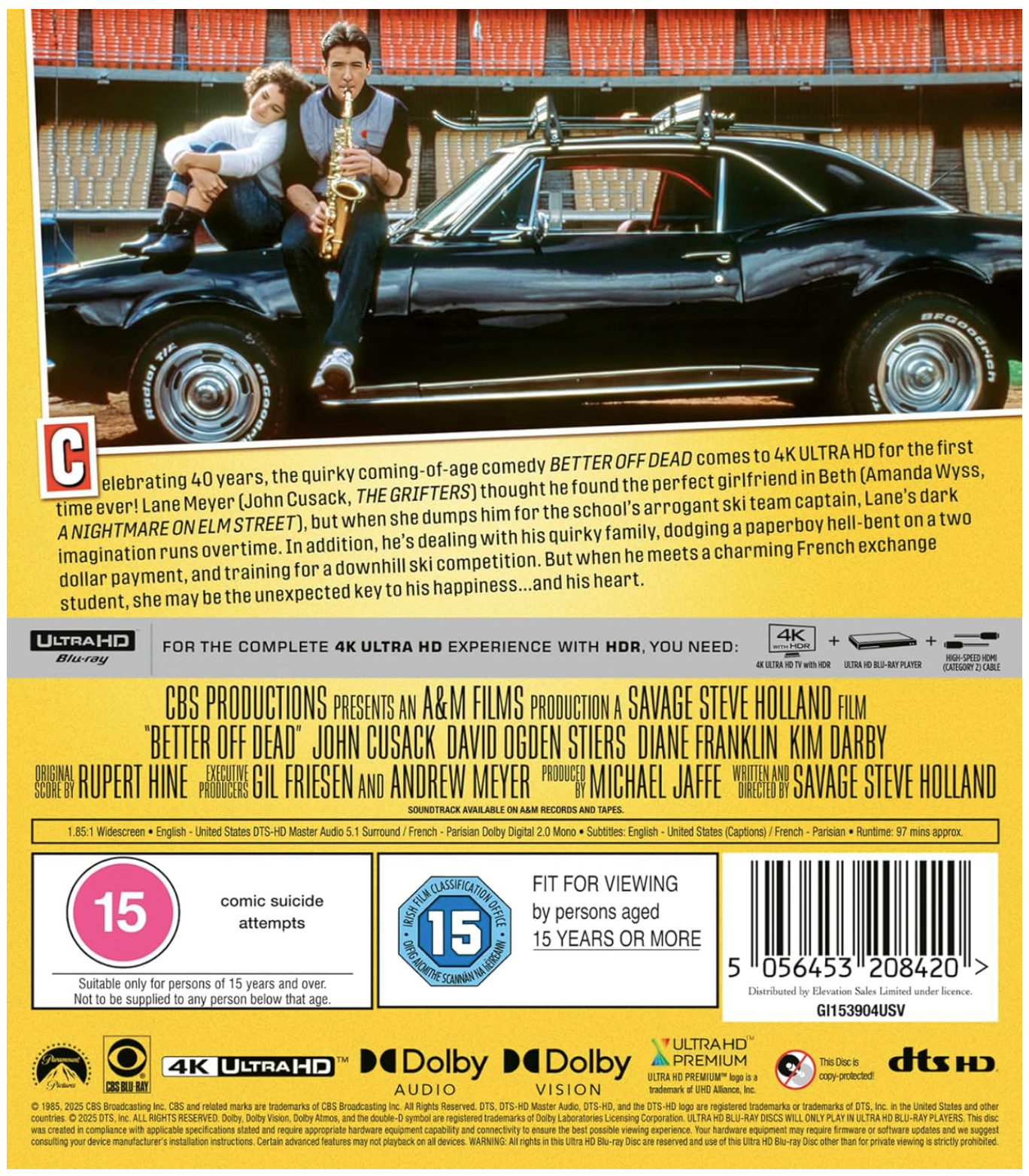 Better off Dead - 4K UHD