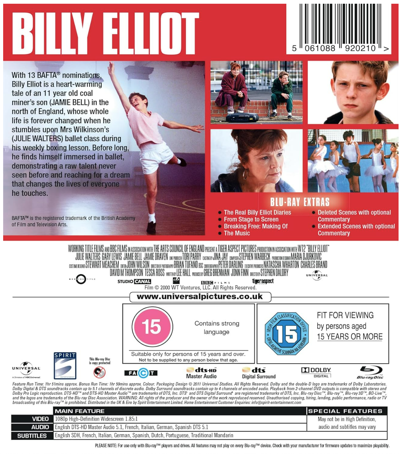 Billy Elliot - Blu-Ray