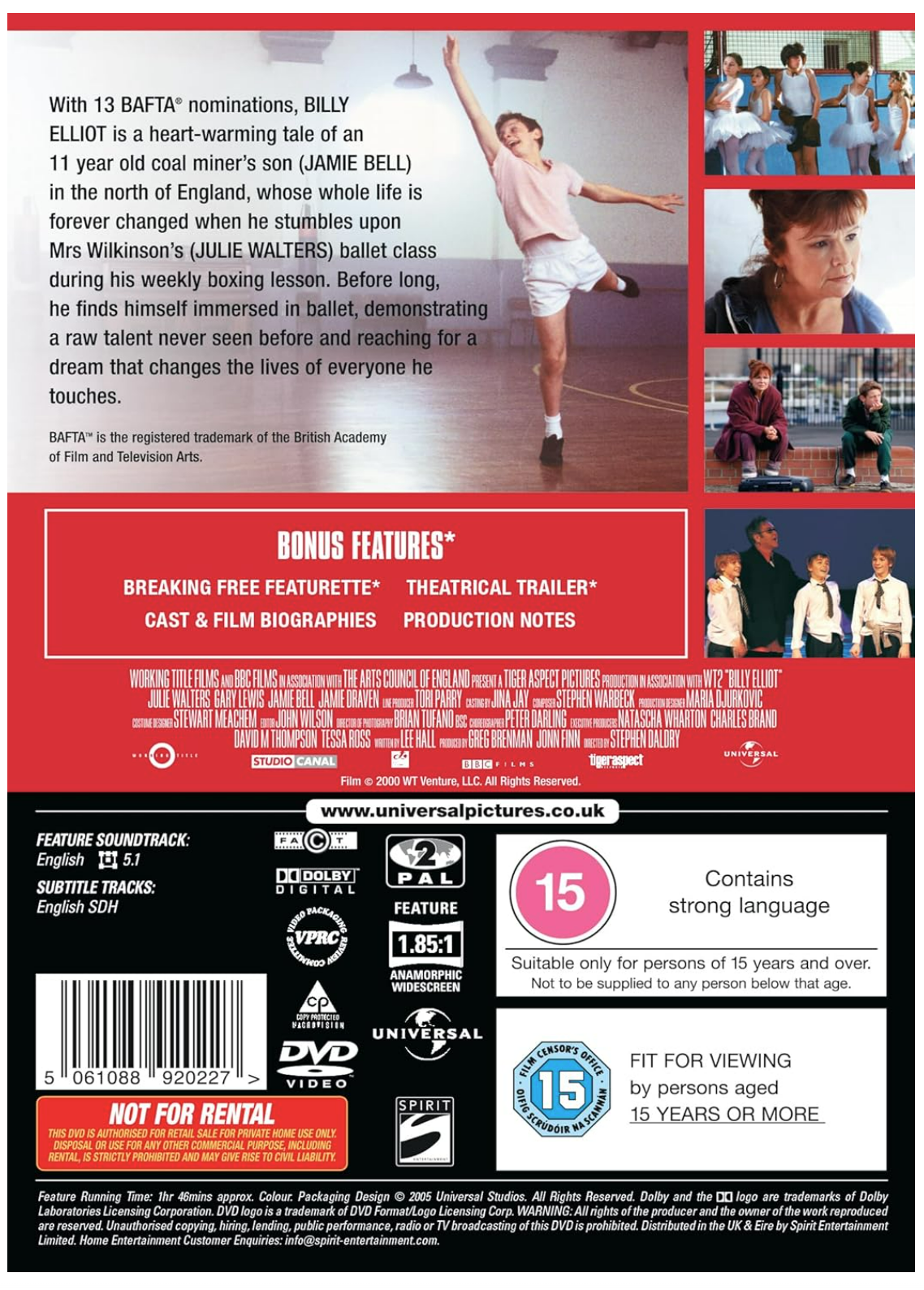 Billy Elliot - DVD