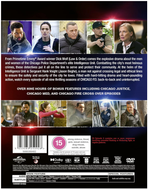 Chicago P.D.: Seasons 1-9 - DVD