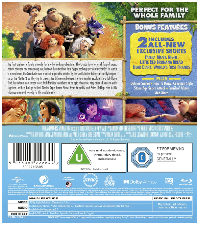 The Croods: A New Age - Blu-ray