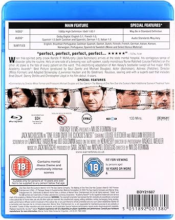 ONE FLEW OVER CUCKOO'S NEST (BD/S)