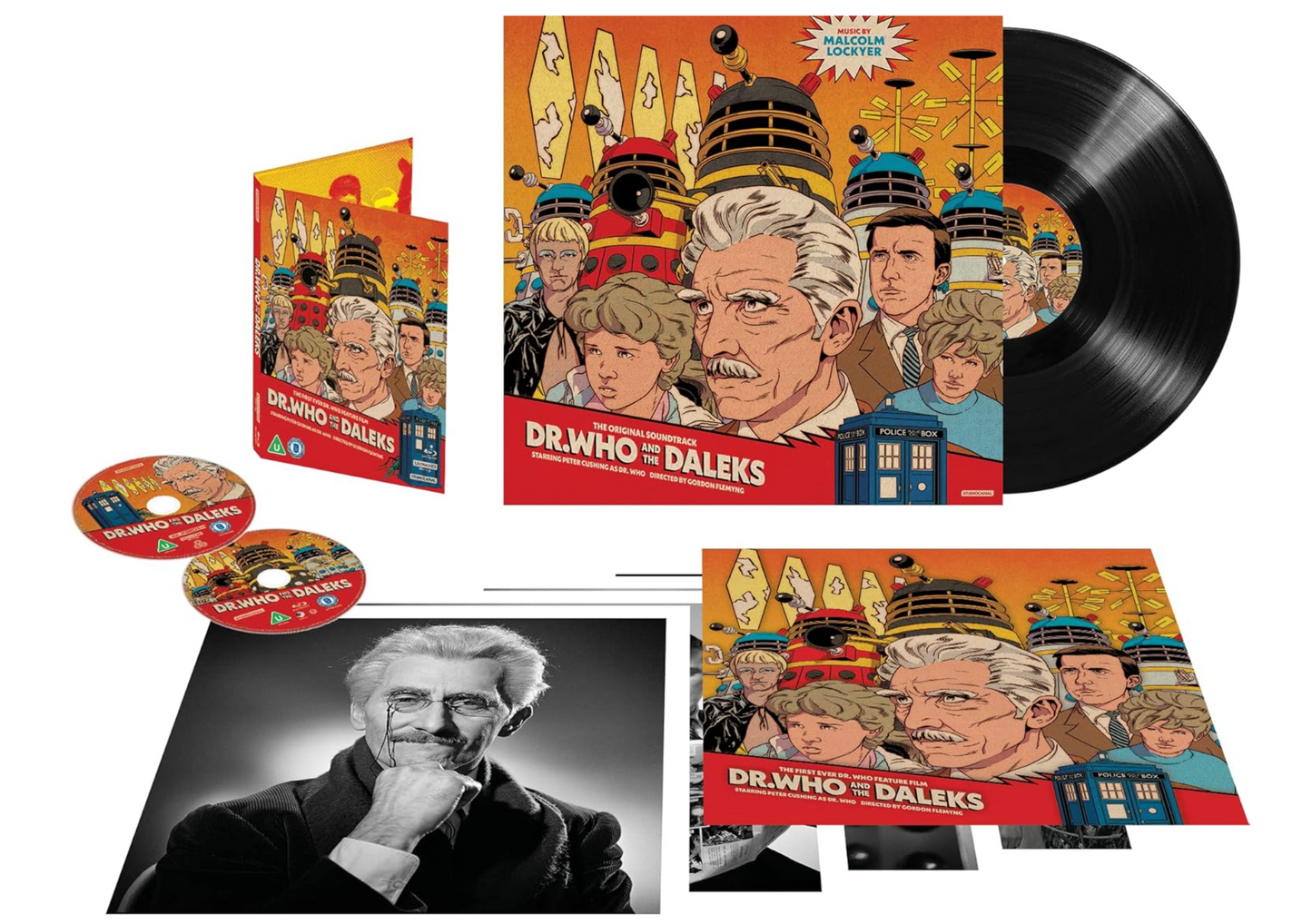 DR. WHO AND THE DALEKS VINYL COLLECTOR'S SET - 4K UHD