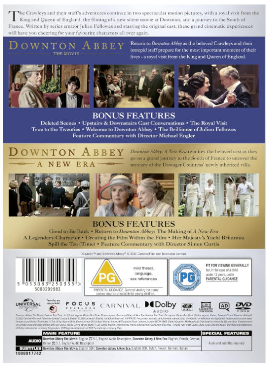 Downton Abbey 2-Film Collection - DVD