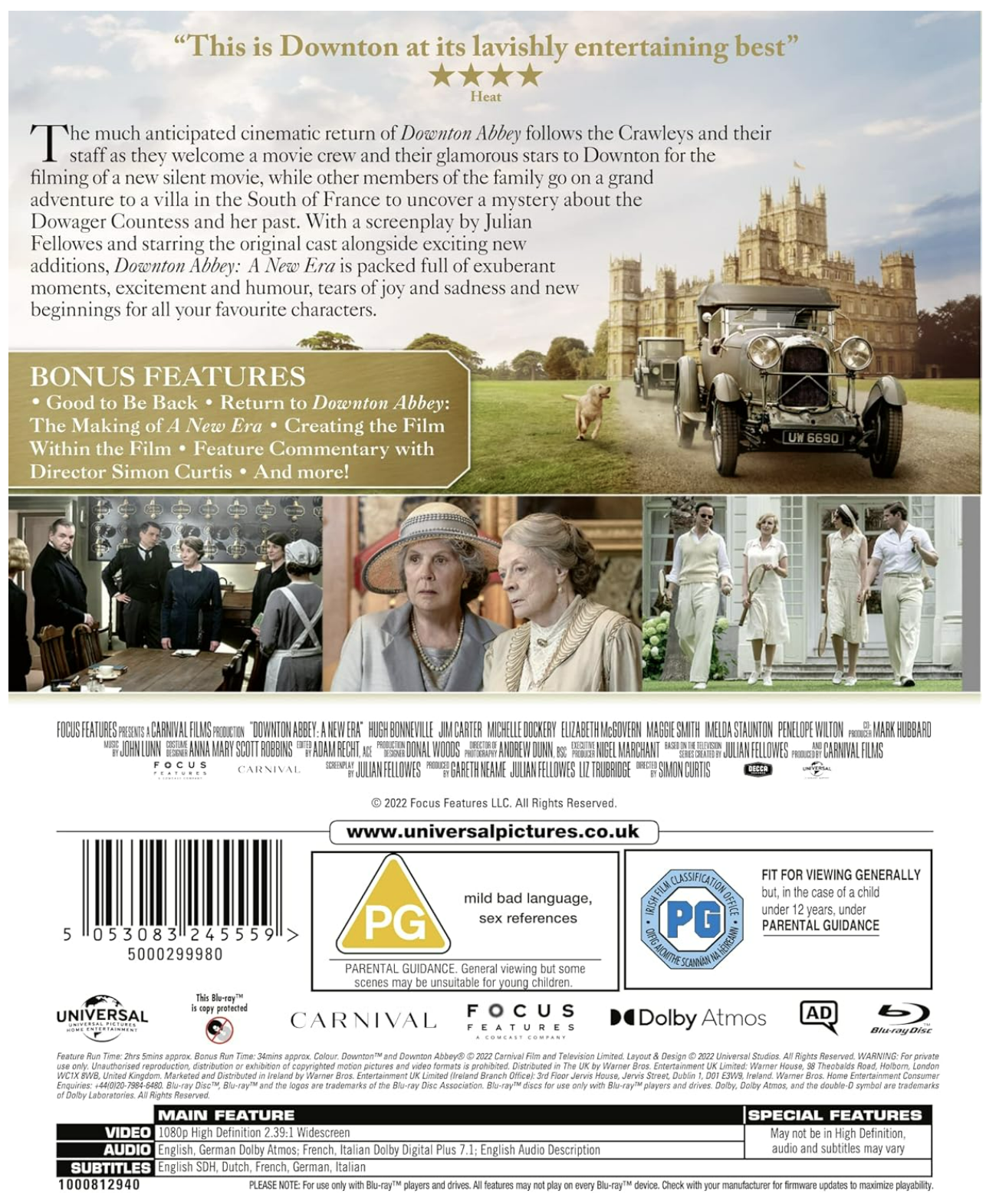 Downton Abbey: A New Era - Blu-ray