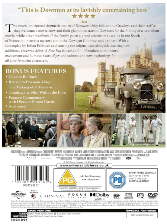 Downton Abbey: A New Era - DVD