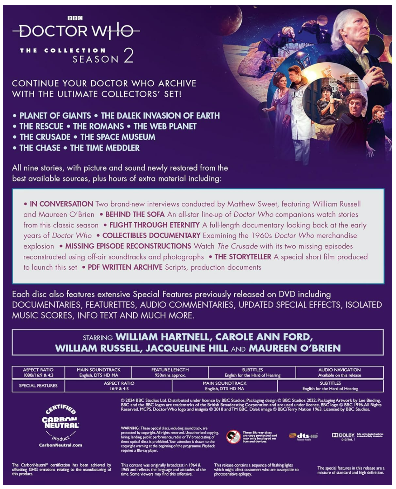 Doctor Who: The Collection Season 2 - Blu-ray