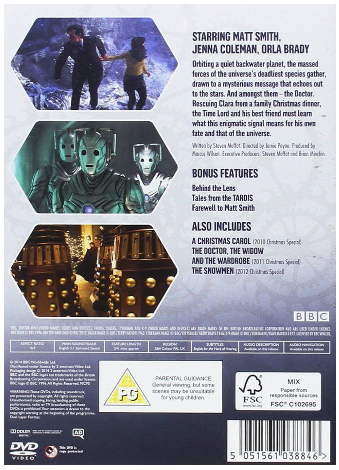 DOCTOR WHO: TIME OF THE DOCTOR & OTHER ELEVENTH DOCTOR CHRISTMAS SPECIALS