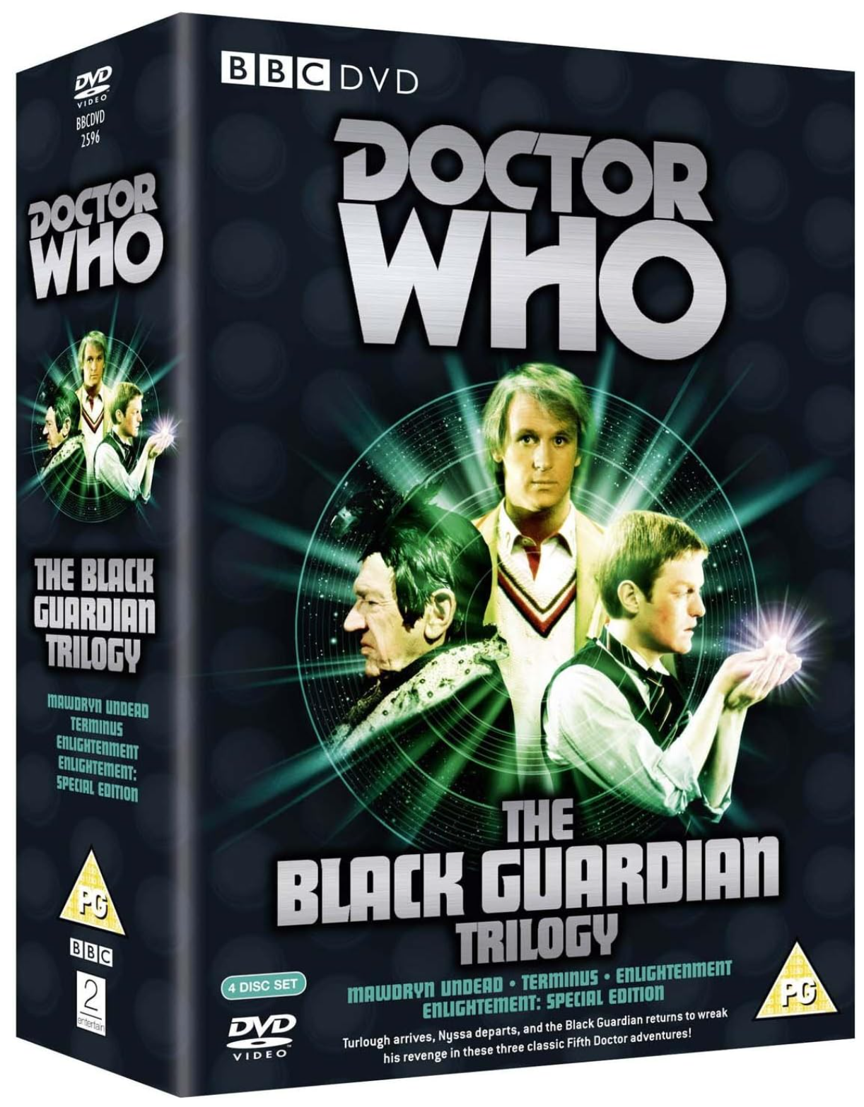 DOCTOR WHO: THE BLACK GUARDIAN TRILOGY: MAWDRYN UNDEAD / TERMINUS / ENLIGHTENMENT