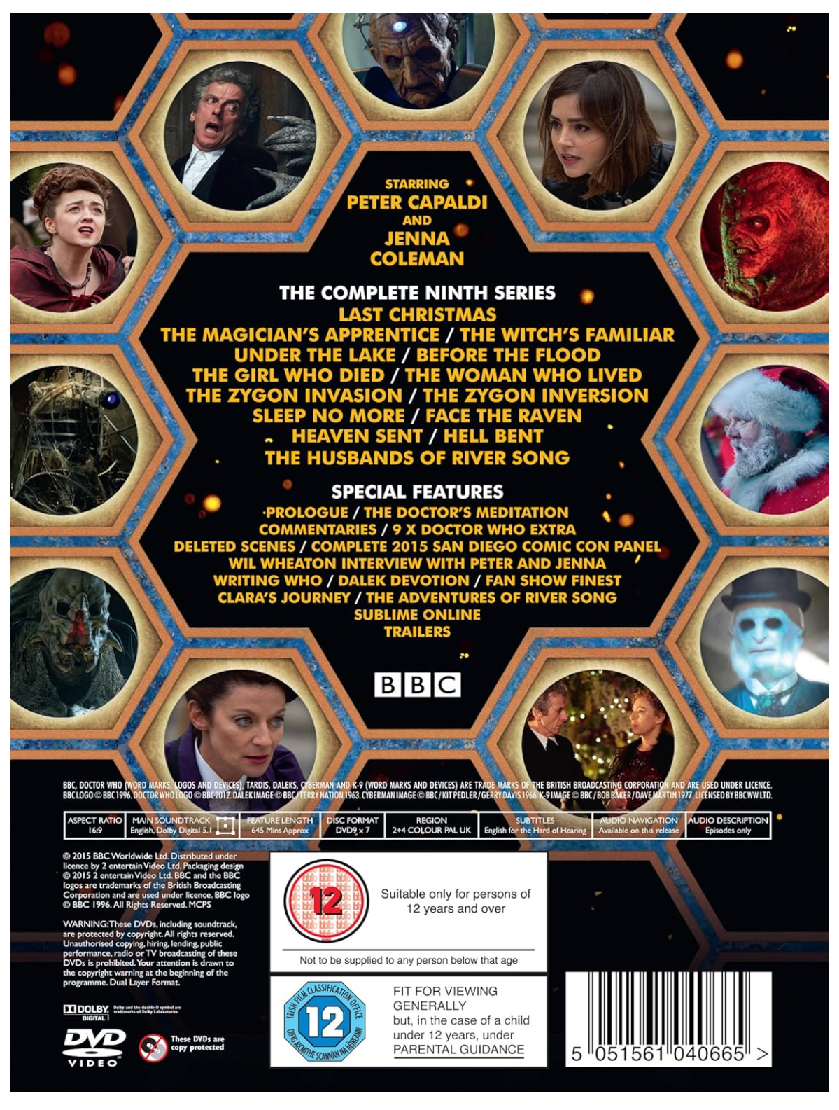 DOCTOR WHO: COMPLETE SERIES 9 BLU-RAY