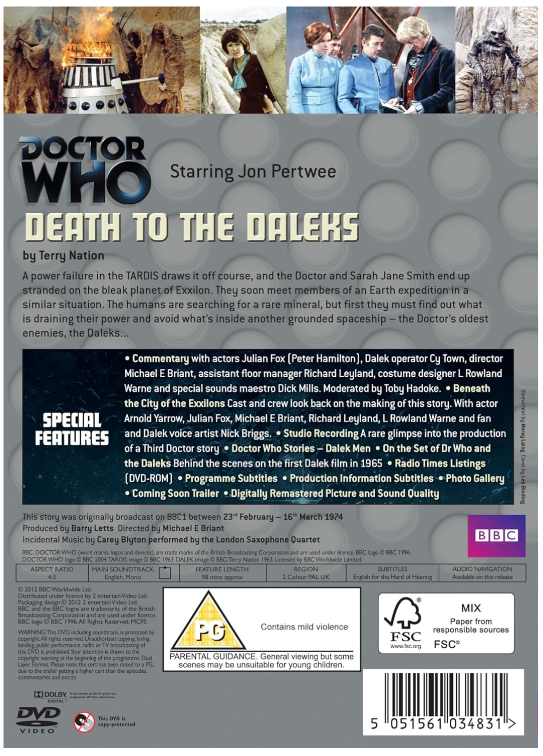 DOCTOR WHO: DEATH TO THE DALEKS