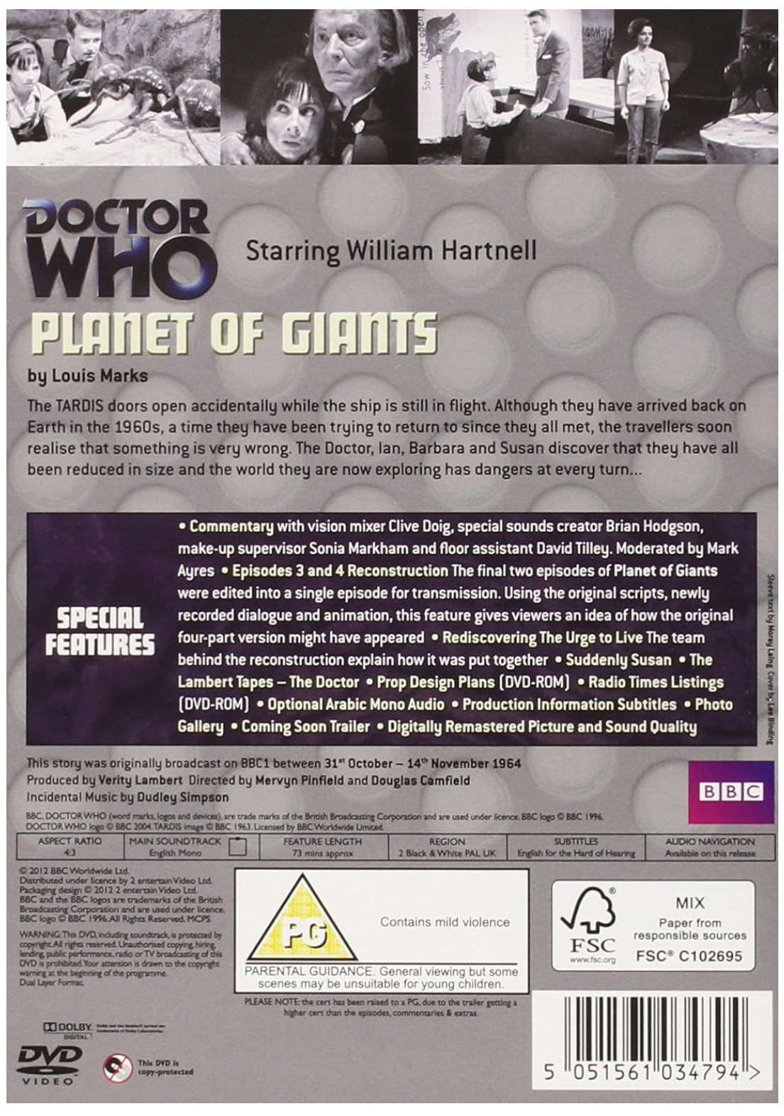 DOCTOR WHO: PLANET OF GIANTS