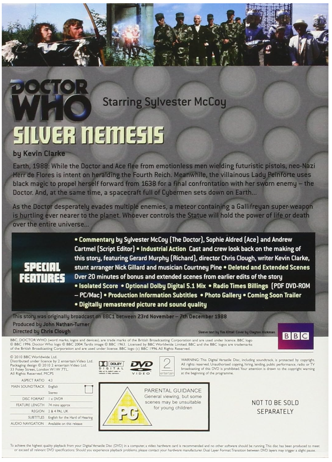 DOCTOR WHO: REVENGE OF THE CYBERMEN / SILVER NEMESIS