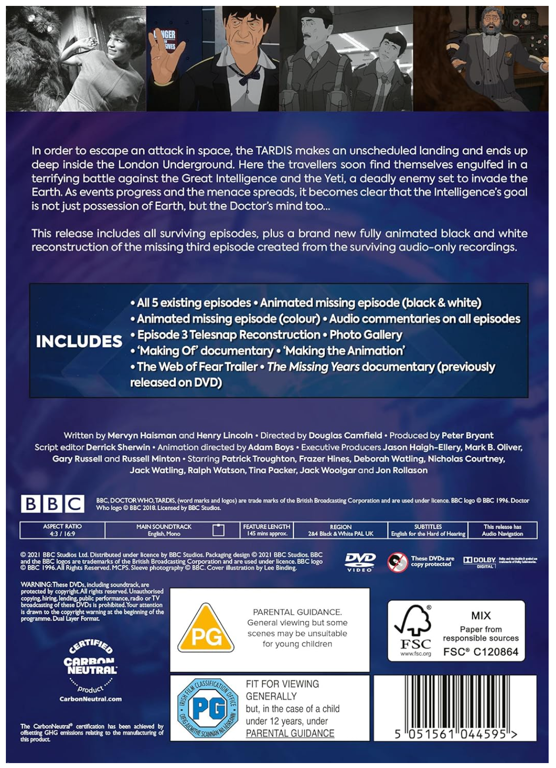 DOCTOR WHO: WEB OF FEAR ANIMATION