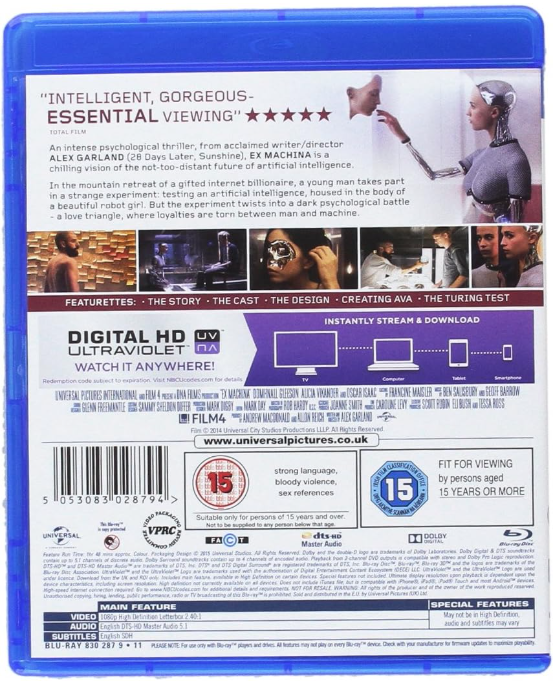Ex Machina - Blu-ray