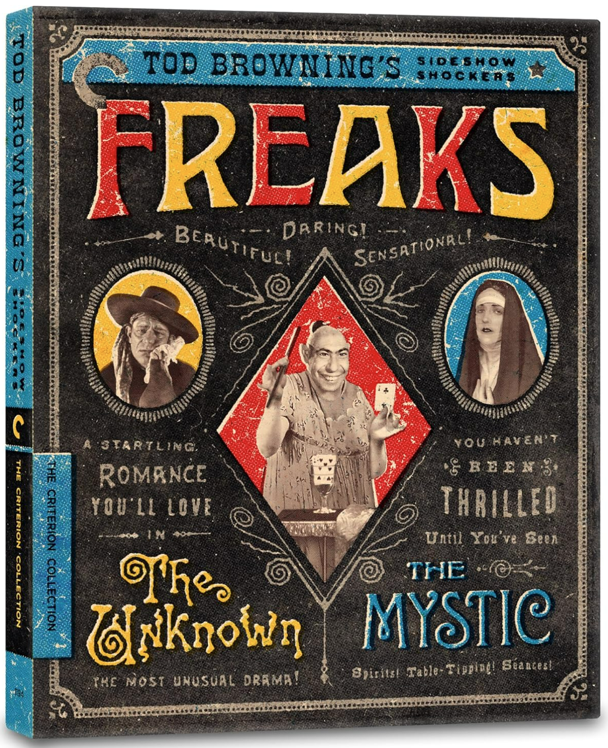 Freaks/The Unknown/The Mystic: Tod Browning's Sideshow Shockers - Blu-ray
