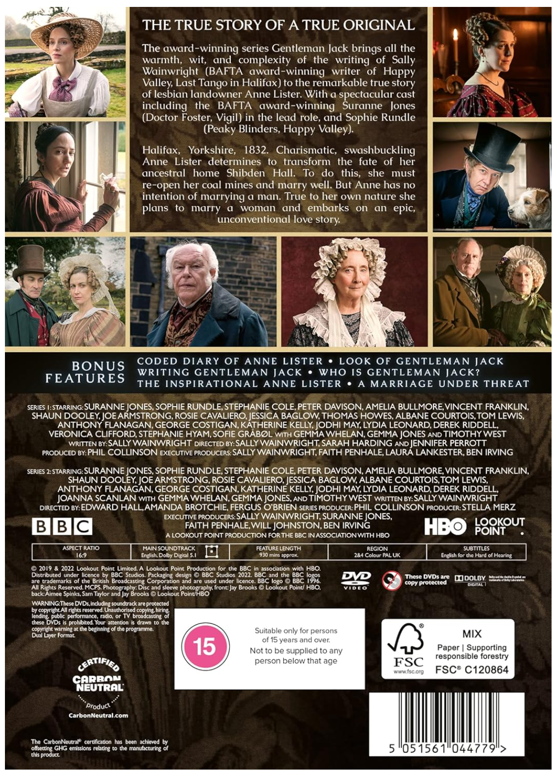 GENTLEMAN JACK: SERIES 1-2 - DVD