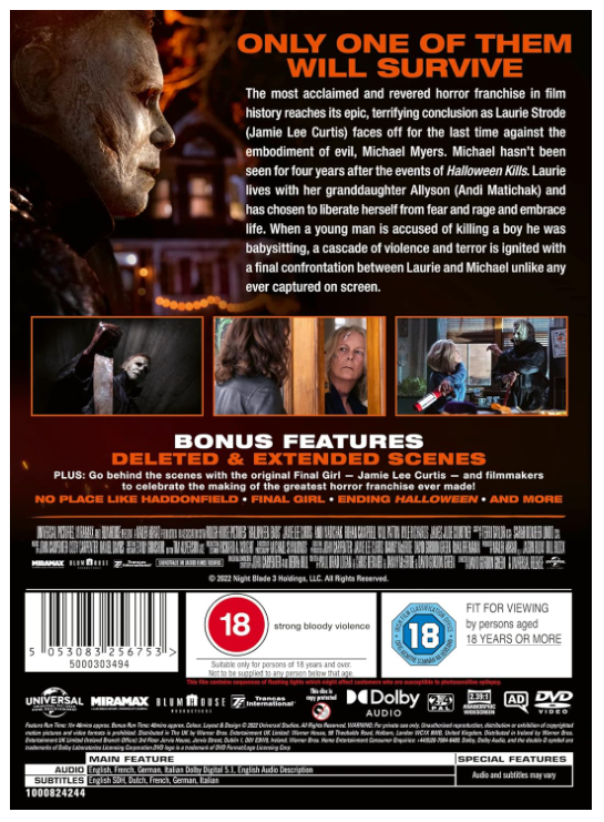 Halloween Ends - DVD