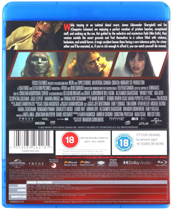 Infinity Pool - Blu-ray
