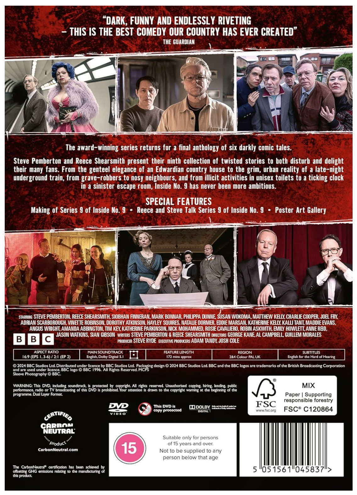 Inside No. 9 Series 9 - DVD