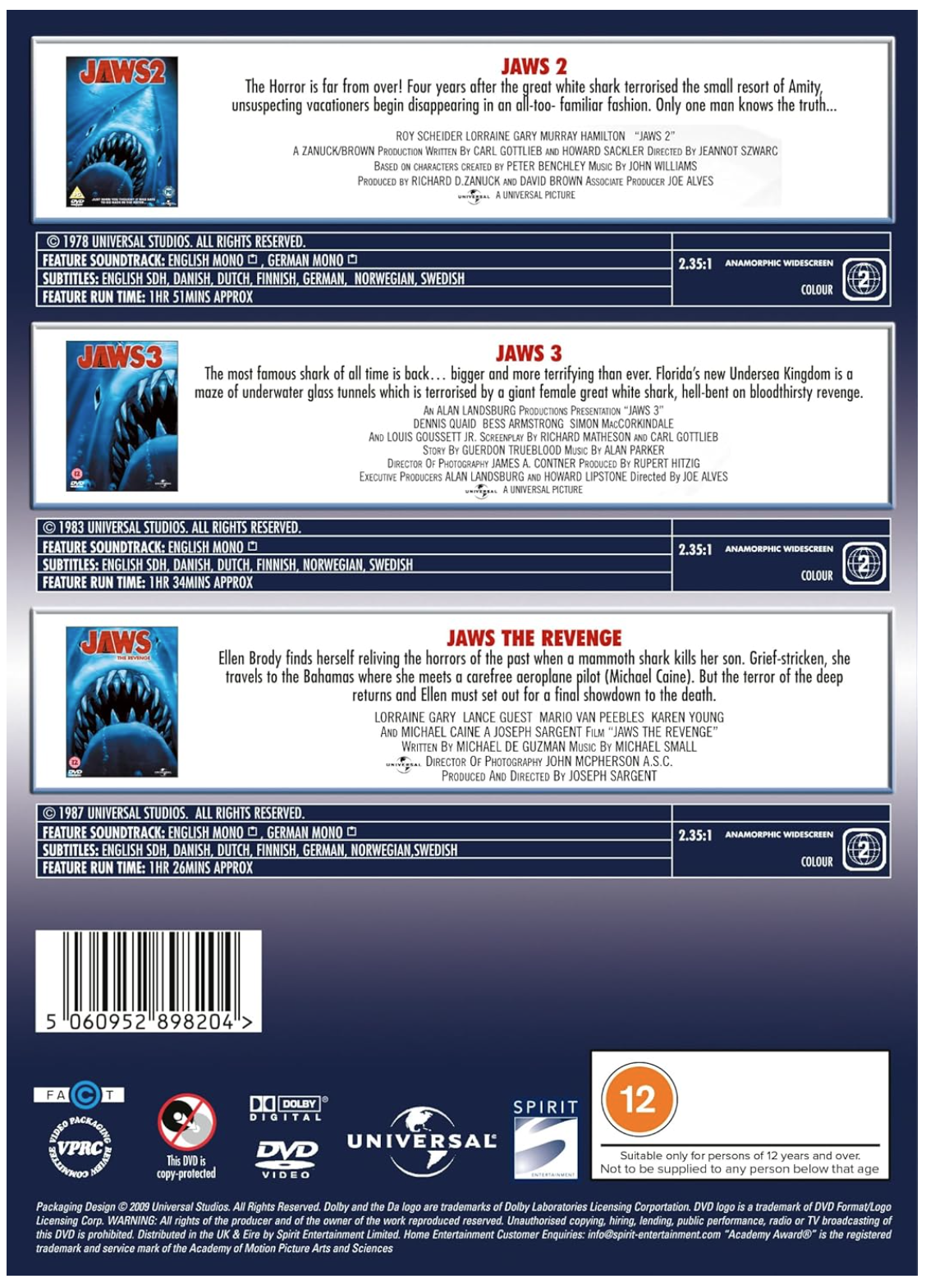 Jaws 2-4