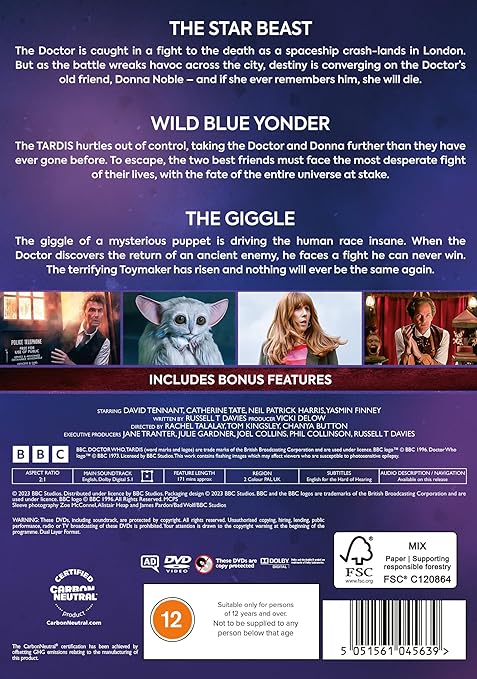 DOCTOR WHO: THE 60TH ANNIVERSARY SPECIALS - DVD