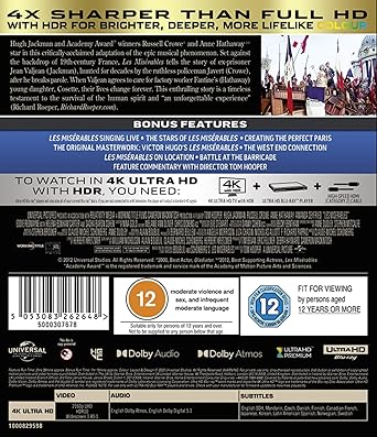 LES MISERABLES UHD