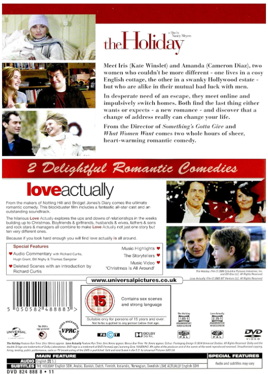 The Holiday/Love Actually - DVD
