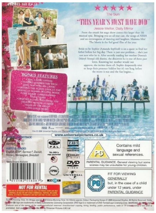 Mamma Mia! - DVD