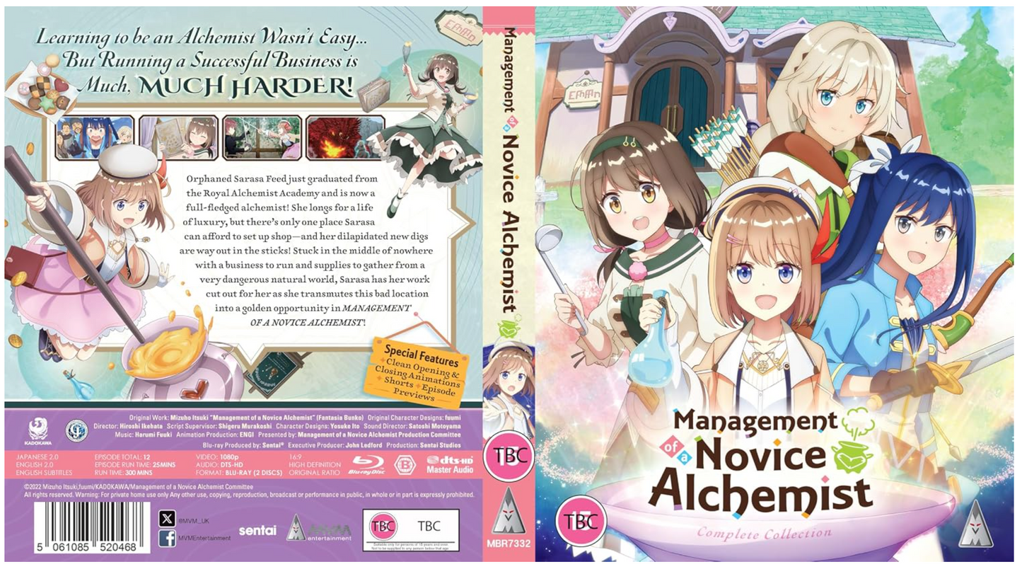 Management of a Novice Alchemist - Pre-order TBC