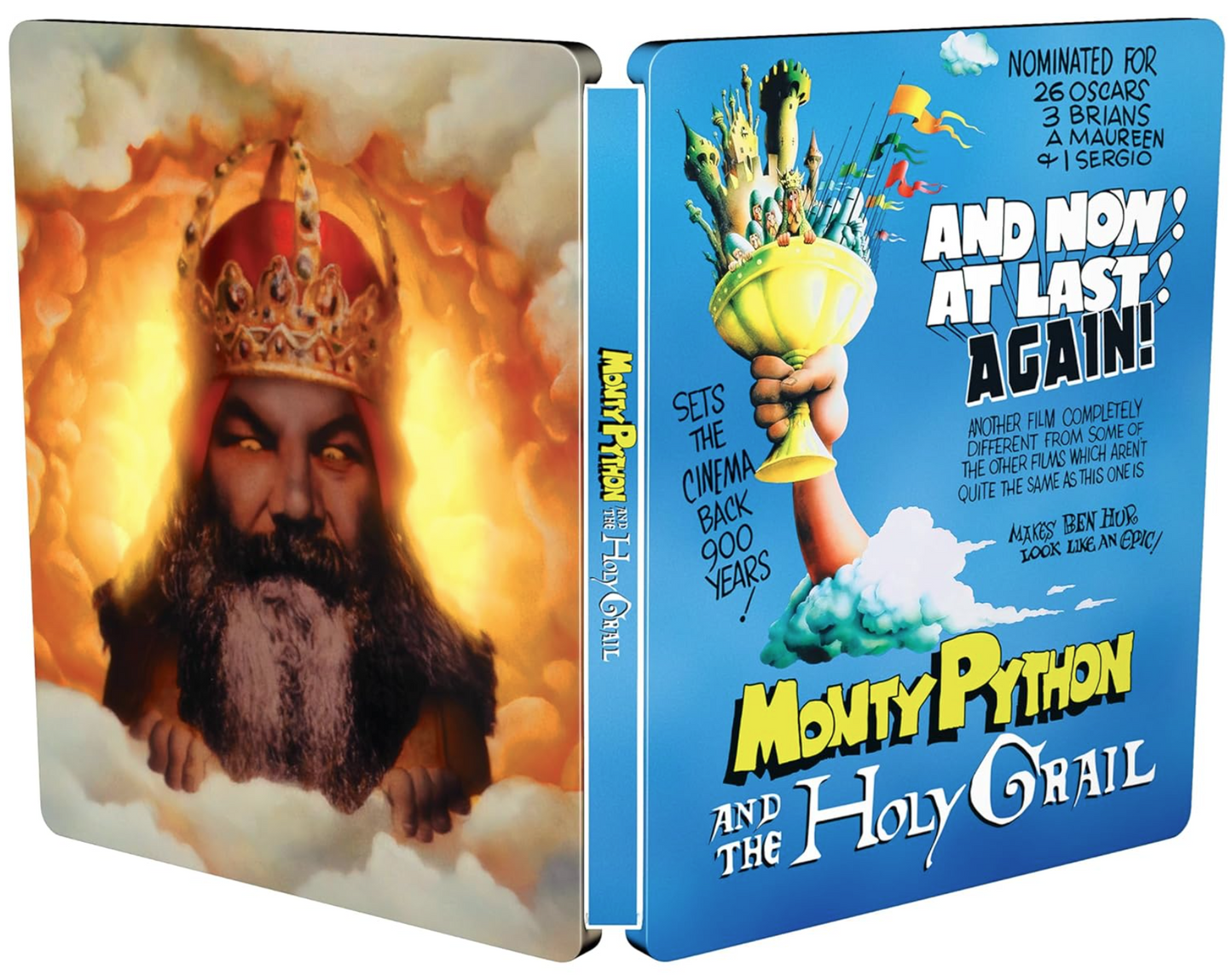 Monty Python and the Holy Grail STEELBOOK - 4K UHD + Blu-ray - PRE-ORDER 25 August 2025