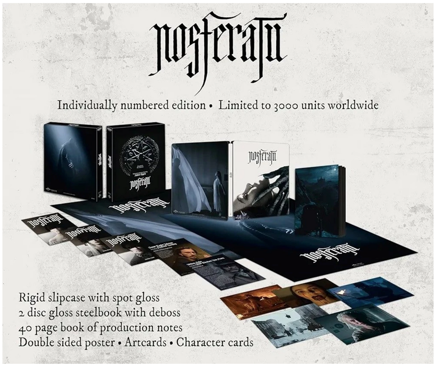Nosferatu Ultimate Collector’s Edition UHD & Blu-Ray Steelbook - PRE-ORDER 13 October 2025