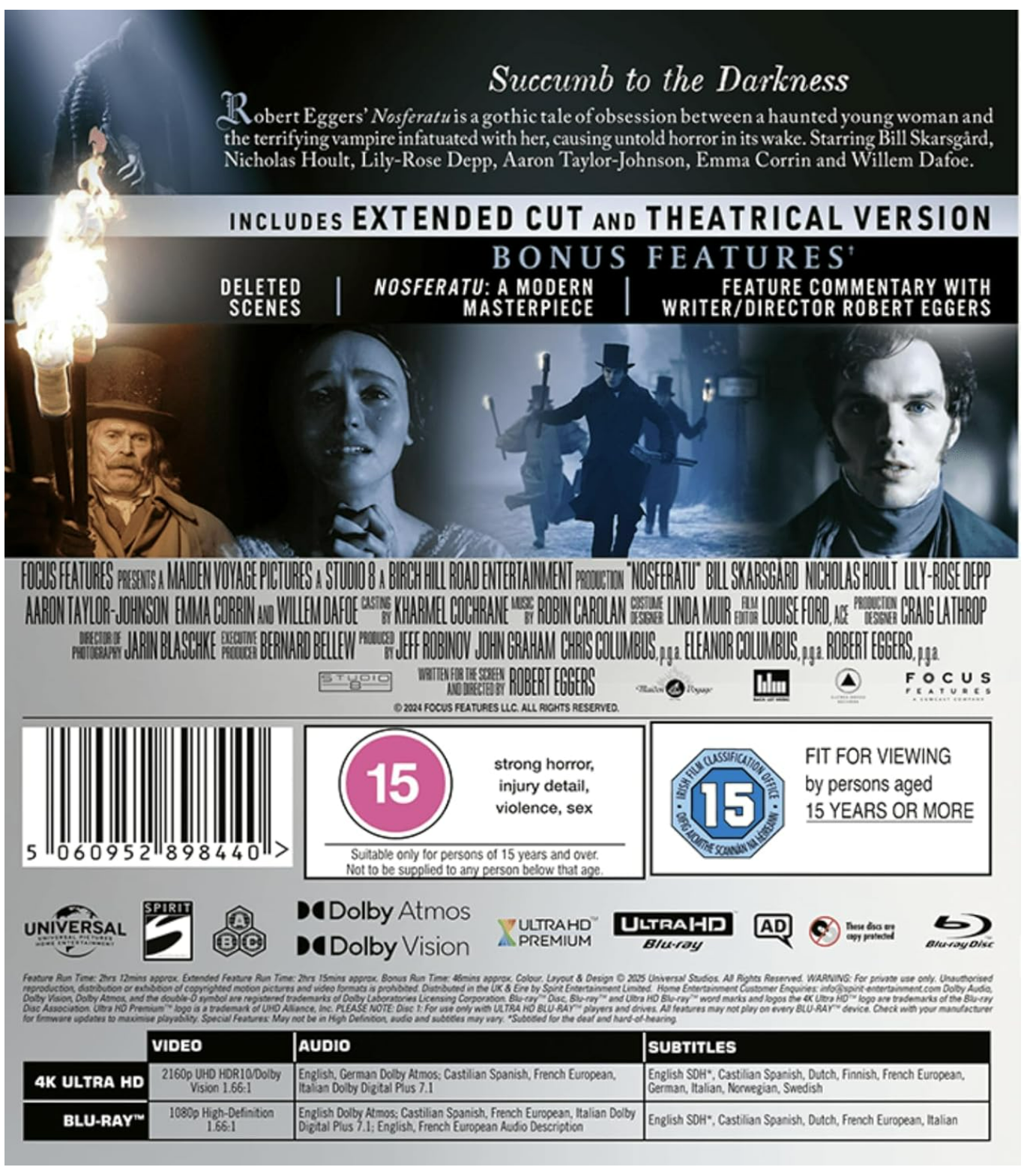 Nosferatu 4K UHD & Blu-Ray