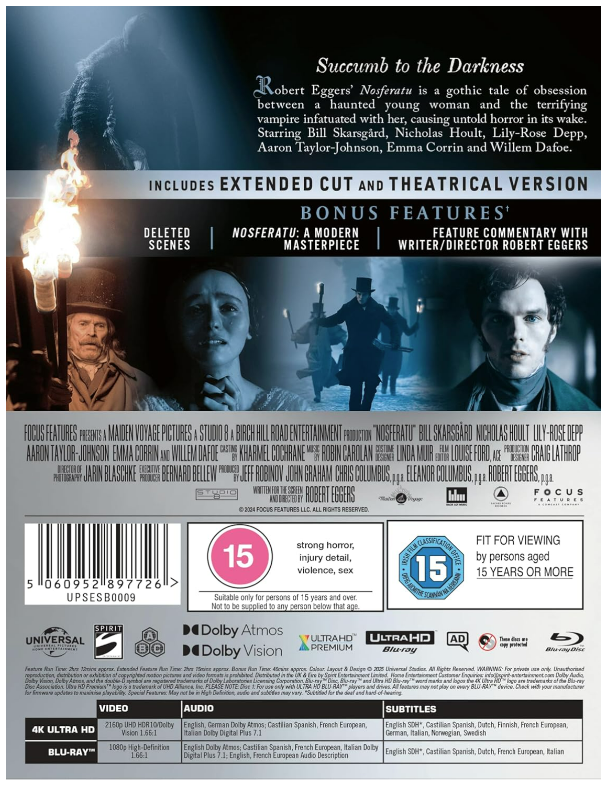 Nosferatu 4K UHD & Blu-Ray Steelbook