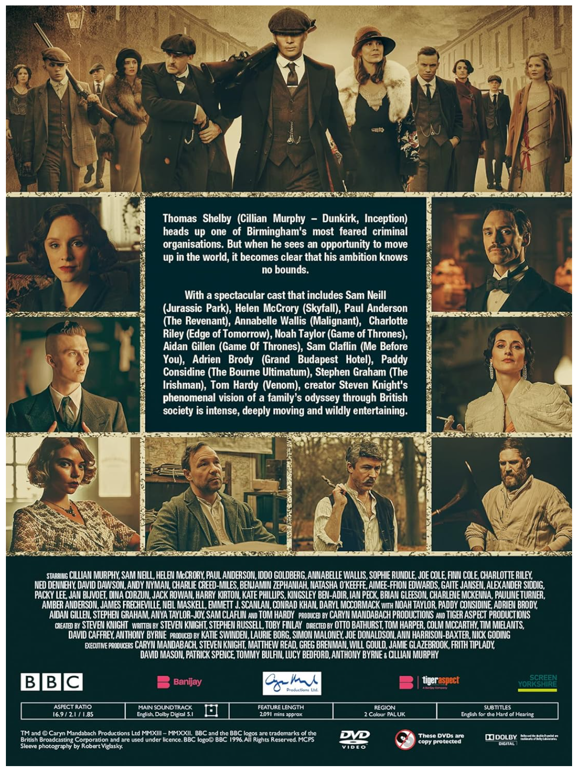 PEAKY BLINDERS: COMPLETE COLLECTION 1-6 - DVD