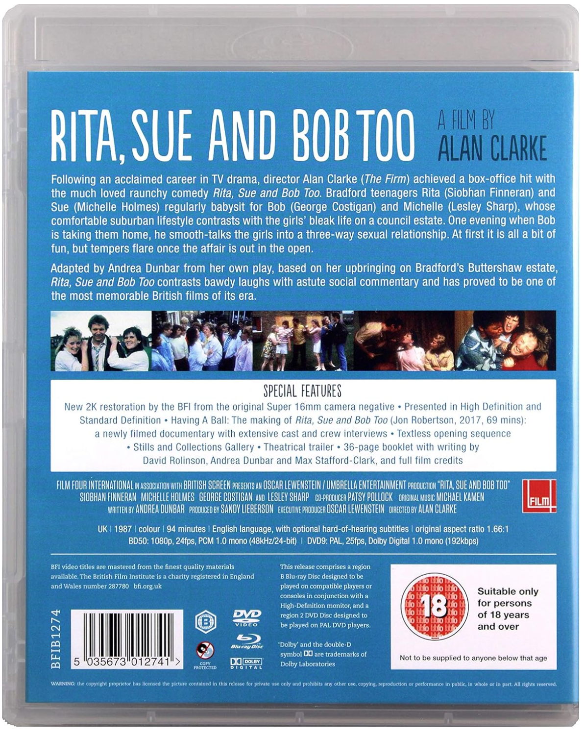RITA SUE AND BOB TOO (DUAL FORMAT) - BLU-RAY